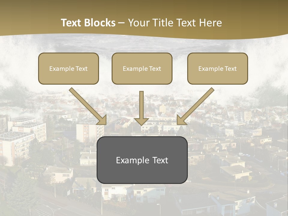 Sea Disaster Natural Disaster PowerPoint Template