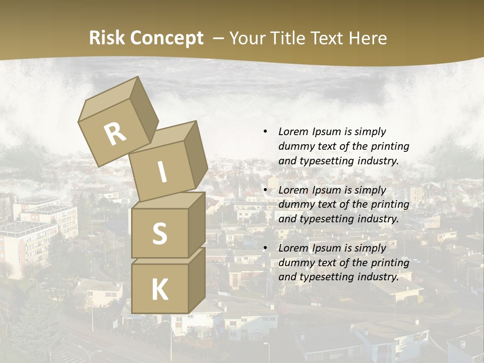 Sea Disaster Natural Disaster PowerPoint Template