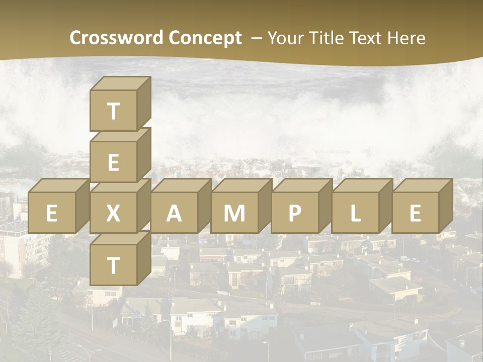 Sea Disaster Natural Disaster PowerPoint Template