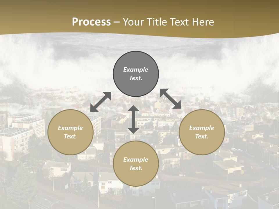 Sea Disaster Natural Disaster PowerPoint Template