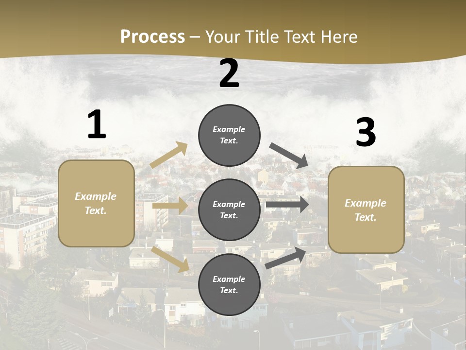 Sea Disaster Natural Disaster PowerPoint Template