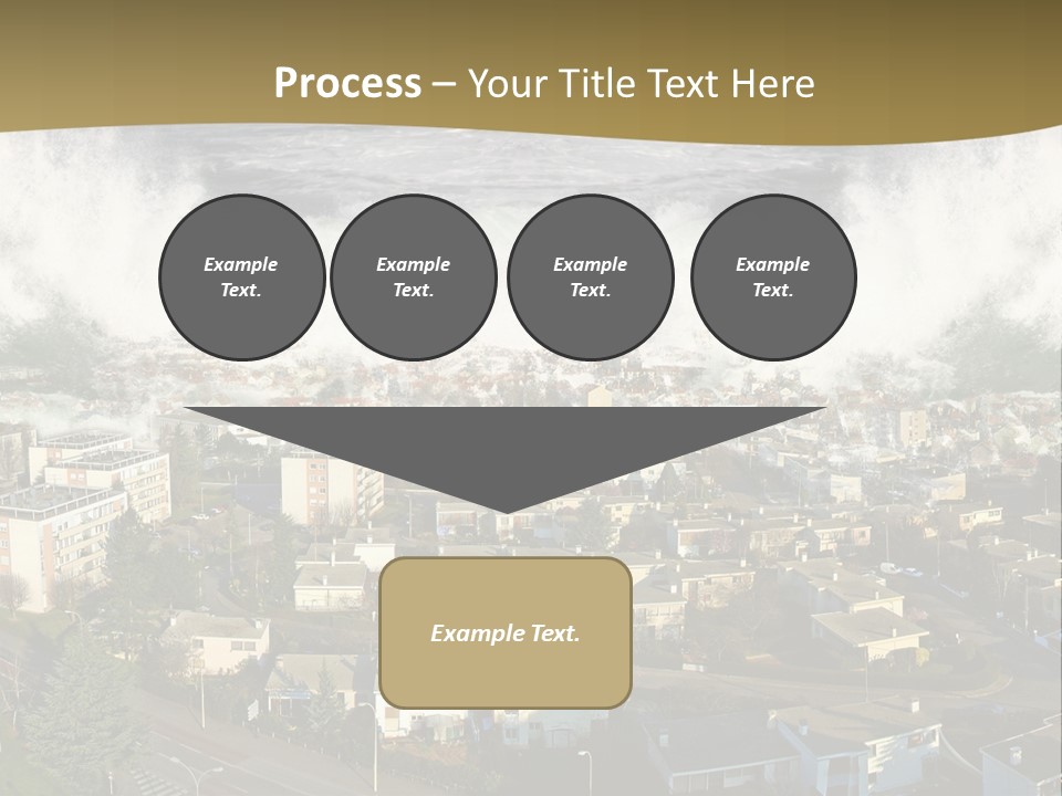 Sea Disaster Natural Disaster PowerPoint Template