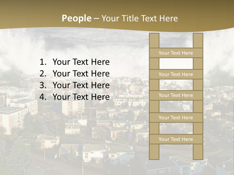 Sea Disaster Natural Disaster PowerPoint Template