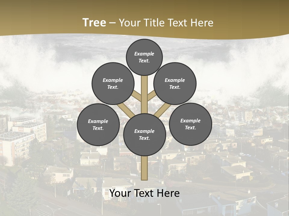 Sea Disaster Natural Disaster PowerPoint Template