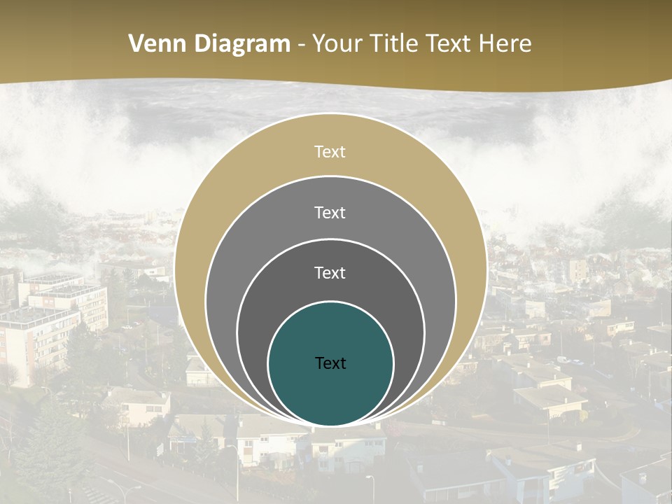 Sea Disaster Natural Disaster PowerPoint Template