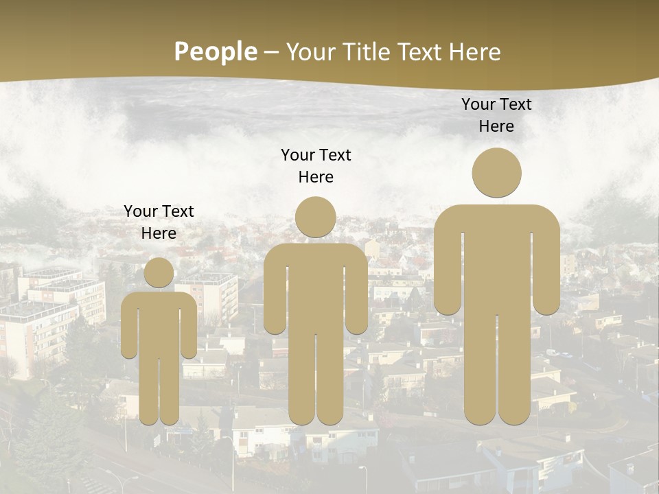 Sea Disaster Natural Disaster PowerPoint Template