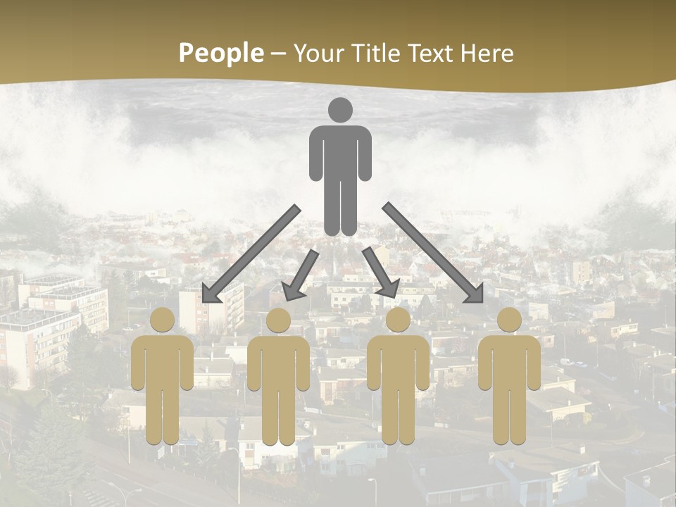 Sea Disaster Natural Disaster PowerPoint Template