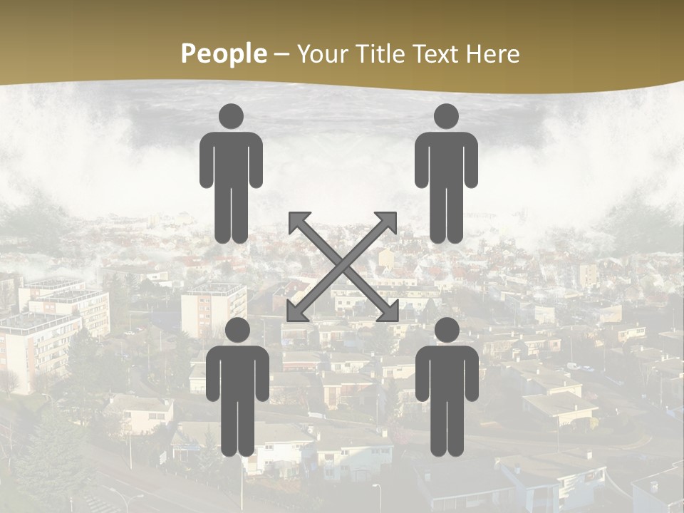 Sea Disaster Natural Disaster PowerPoint Template