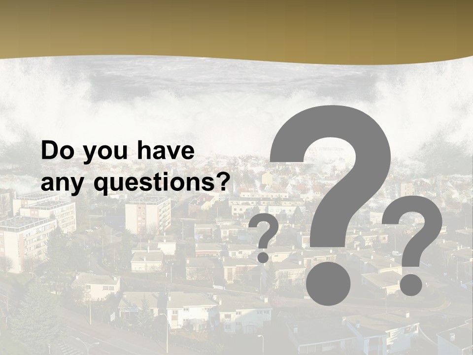 Sea Disaster Natural Disaster PowerPoint Template