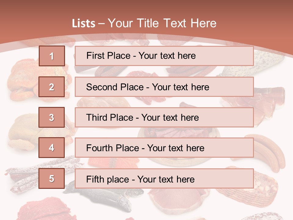 Bone Sausage Variation PowerPoint Template