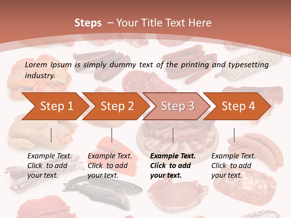 Bone Sausage Variation PowerPoint Template