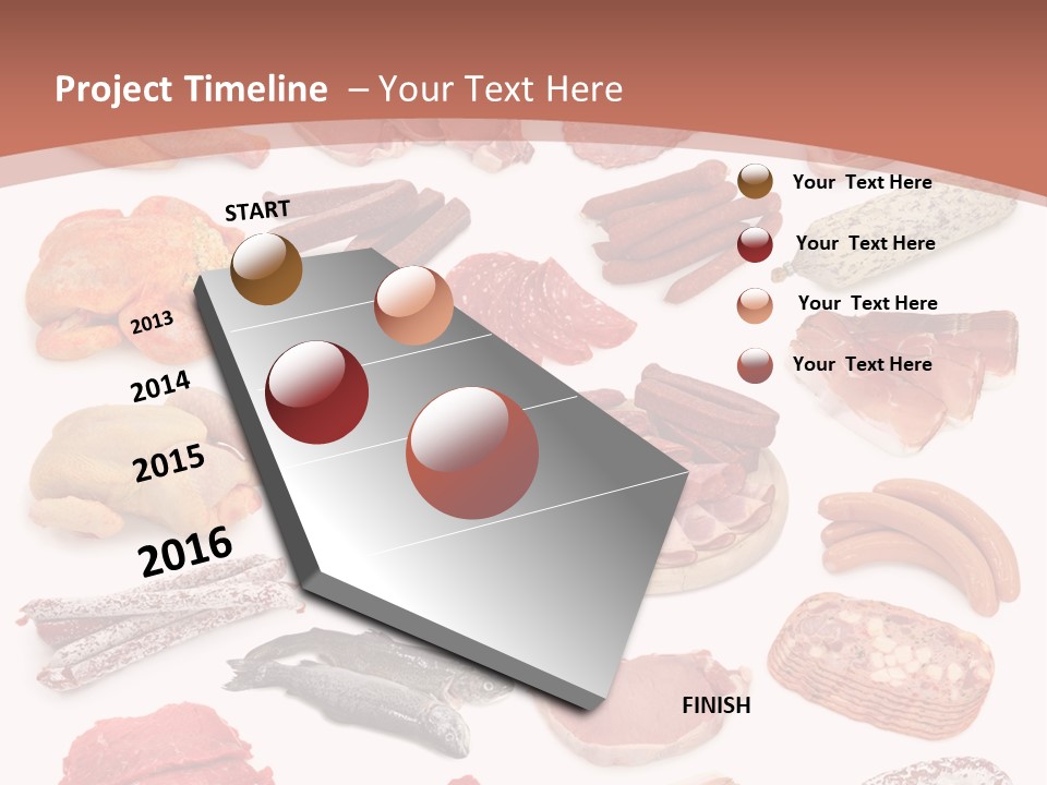 Bone Sausage Variation PowerPoint Template