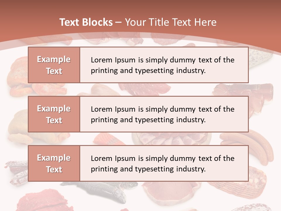 Bone Sausage Variation PowerPoint Template