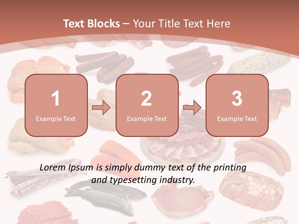 Bone Sausage Variation PowerPoint Template
