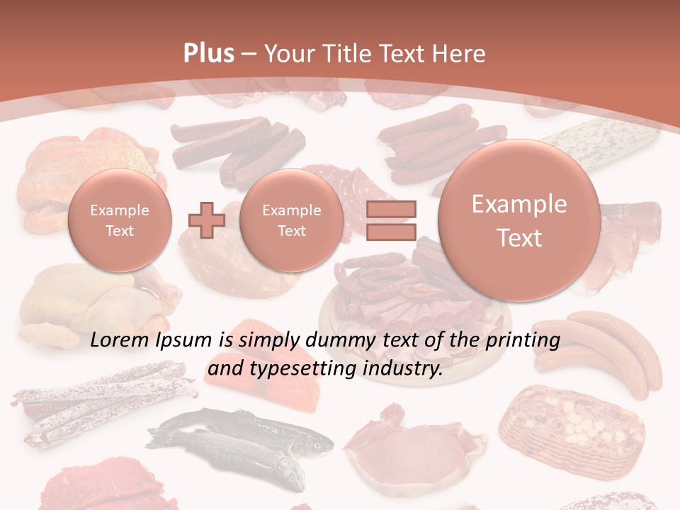 Bone Sausage Variation PowerPoint Template