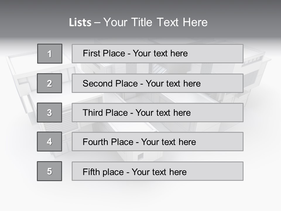 Contemporary House Residential PowerPoint Template