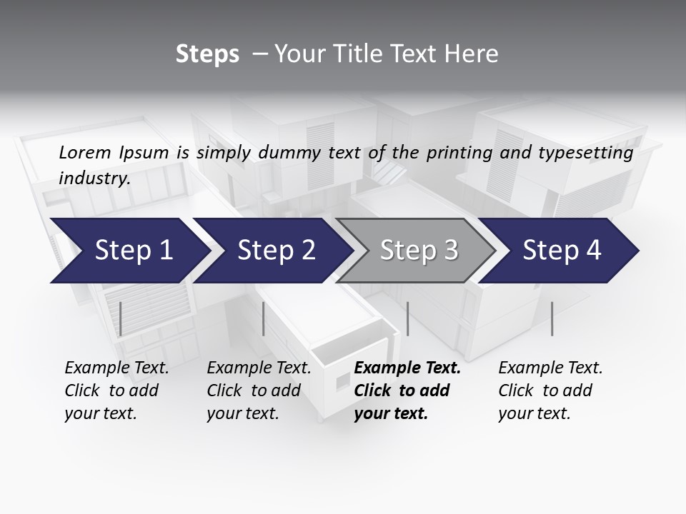 Contemporary House Residential PowerPoint Template