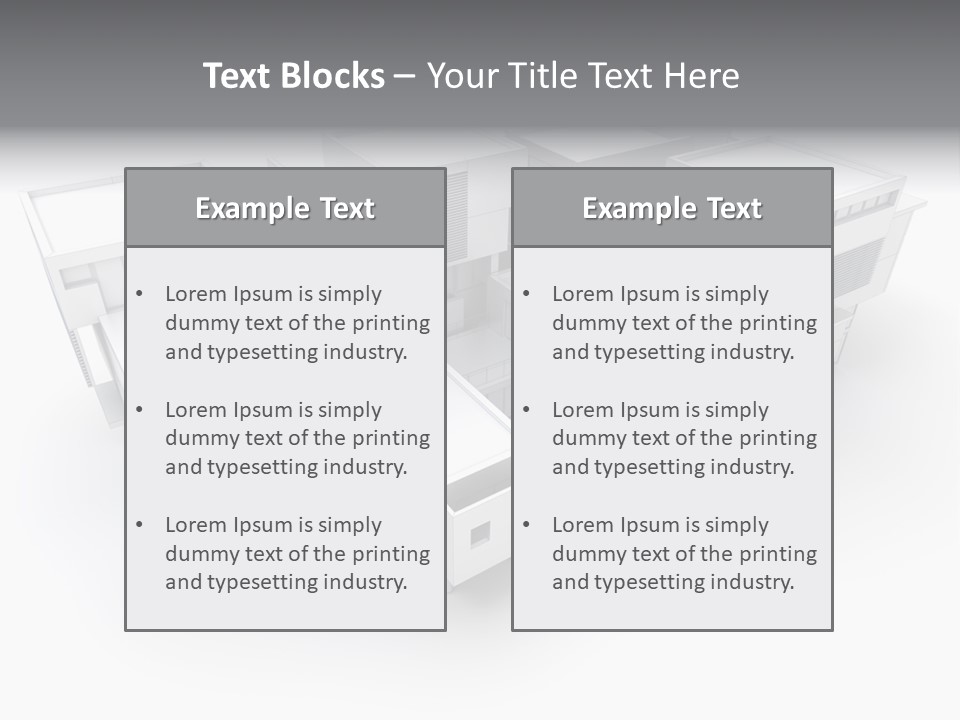 Contemporary House Residential PowerPoint Template