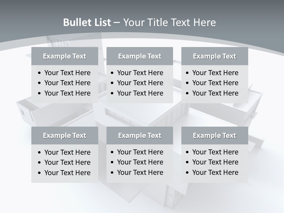 Design Architect Built Structure PowerPoint Template