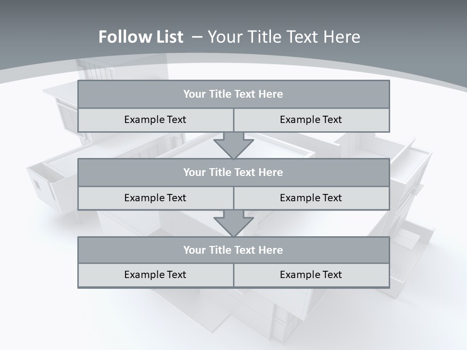 Design Architect Built Structure PowerPoint Template