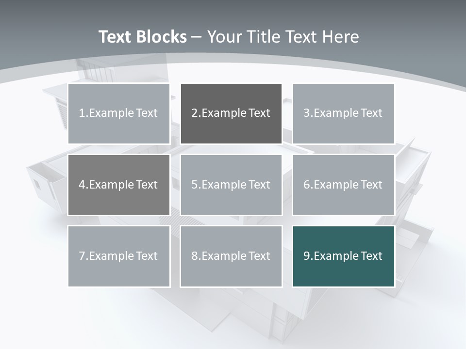 Design Architect Built Structure PowerPoint Template