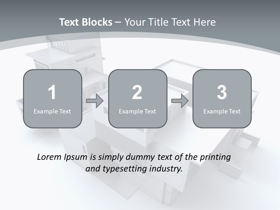 Design Architect Built Structure PowerPoint Template
