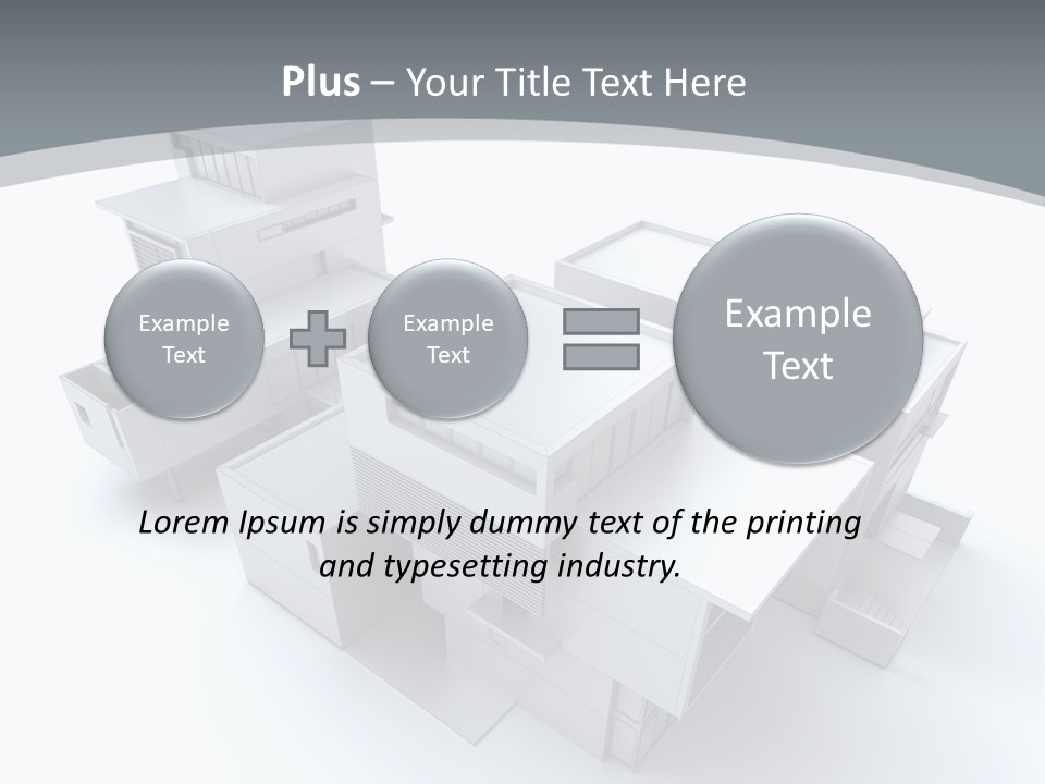 Design Architect Built Structure PowerPoint Template