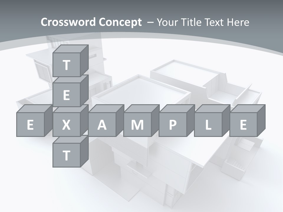 Design Architect Built Structure PowerPoint Template