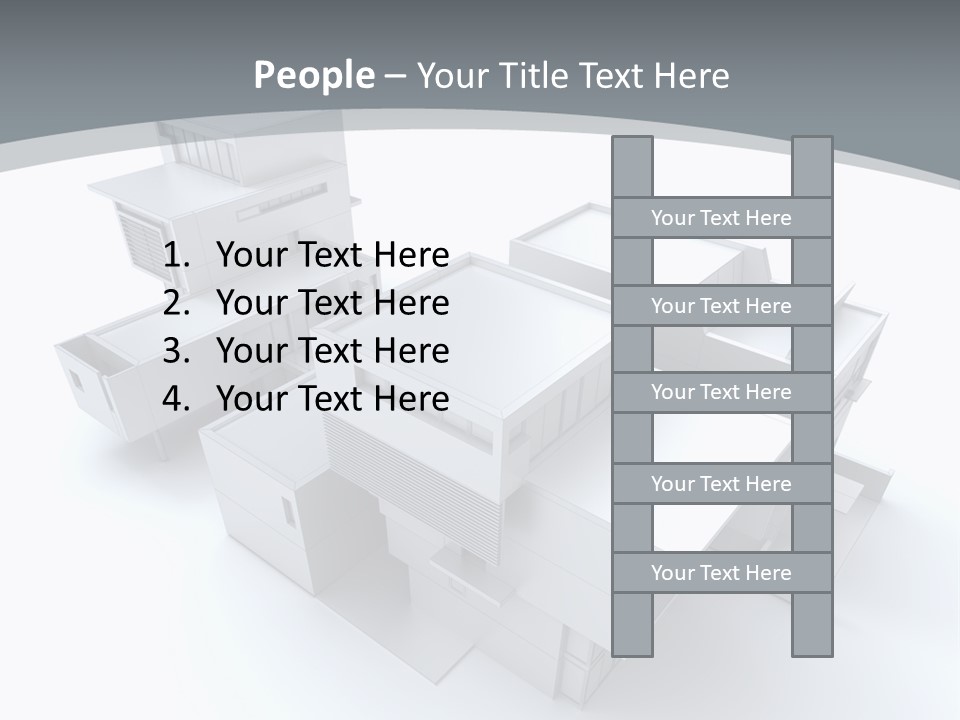 Design Architect Built Structure PowerPoint Template
