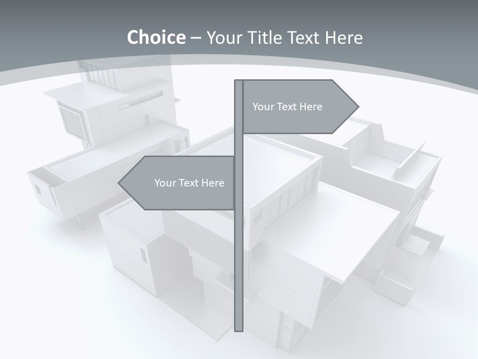 Design Architect Built Structure PowerPoint Template