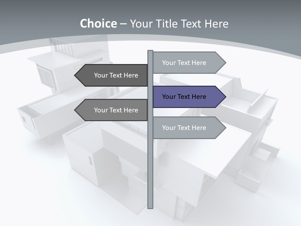 Design Architect Built Structure PowerPoint Template