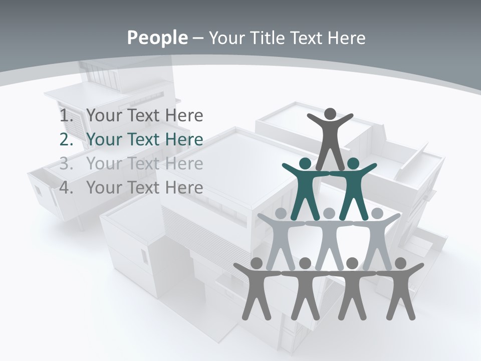 Design Architect Built Structure PowerPoint Template