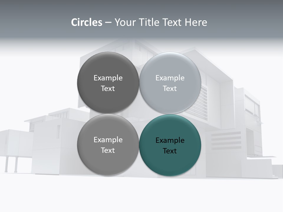 Housing Project Architecture House PowerPoint Template