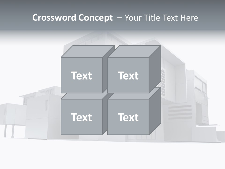 Housing Project Architecture House PowerPoint Template