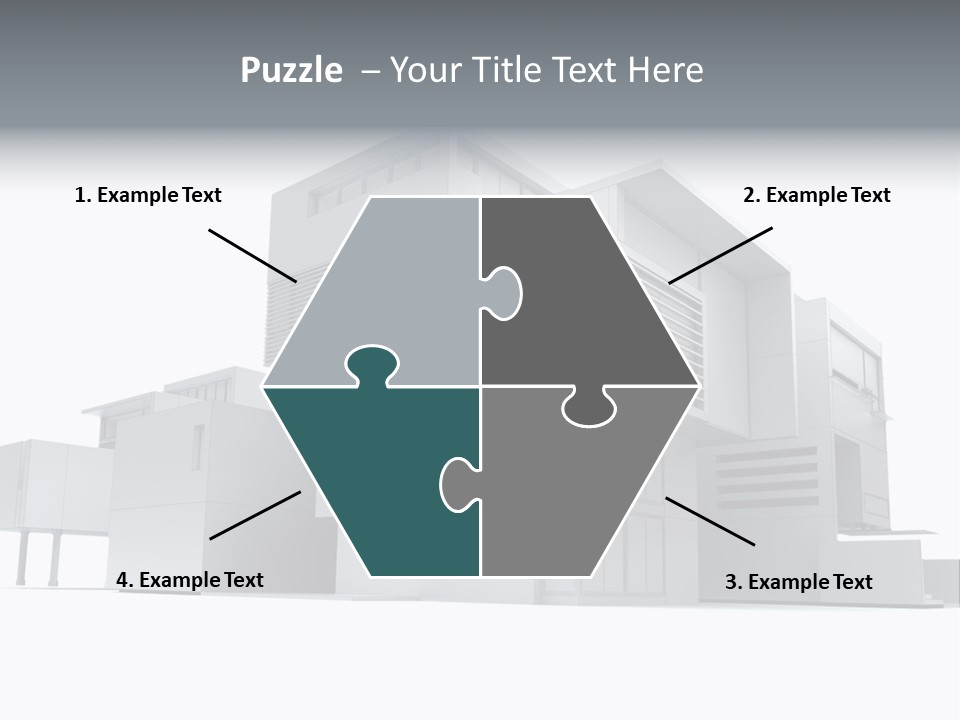 Housing Project Architecture House PowerPoint Template