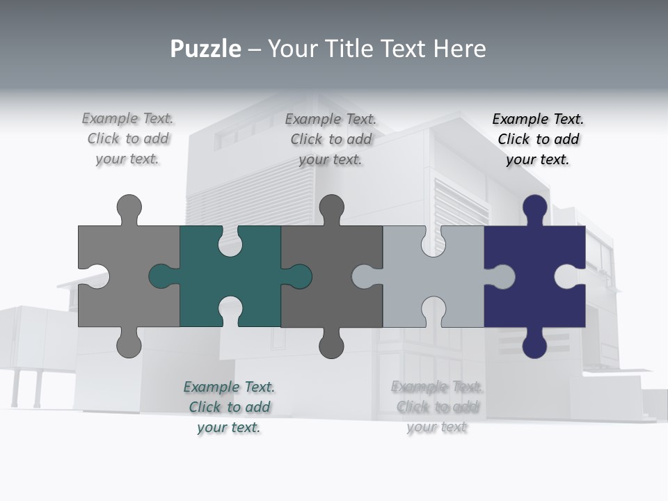 Housing Project Architecture House PowerPoint Template