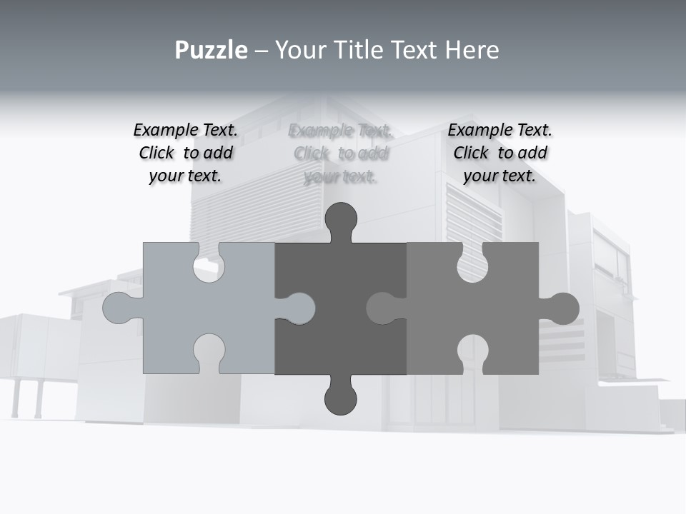 Housing Project Architecture House PowerPoint Template