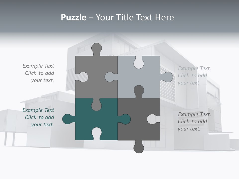 Housing Project Architecture House PowerPoint Template