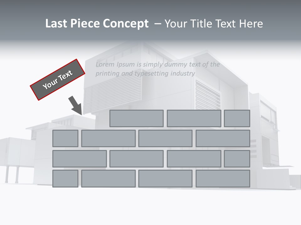Housing Project Architecture House PowerPoint Template