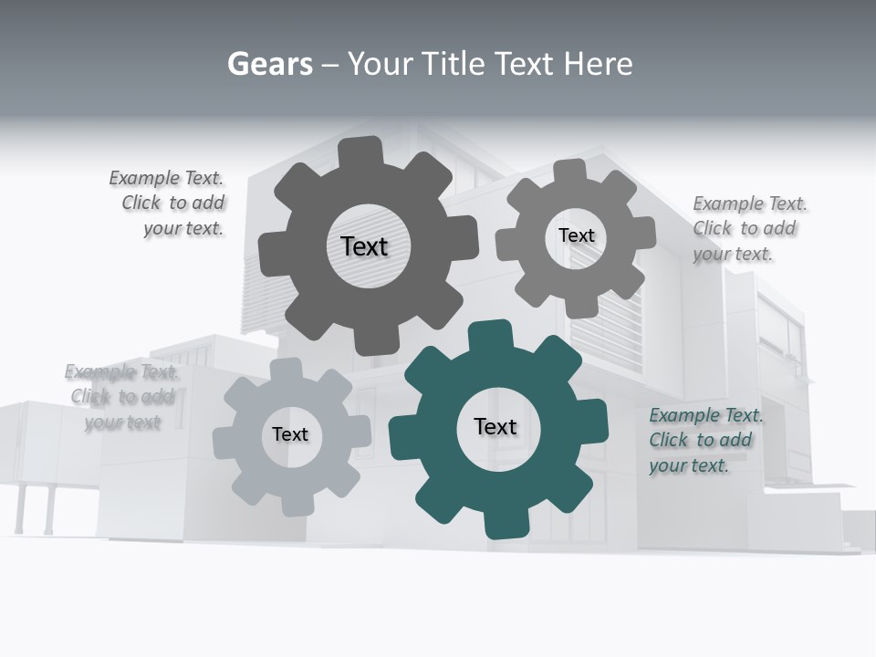 Housing Project Architecture House PowerPoint Template