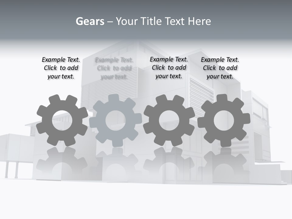 Housing Project Architecture House PowerPoint Template