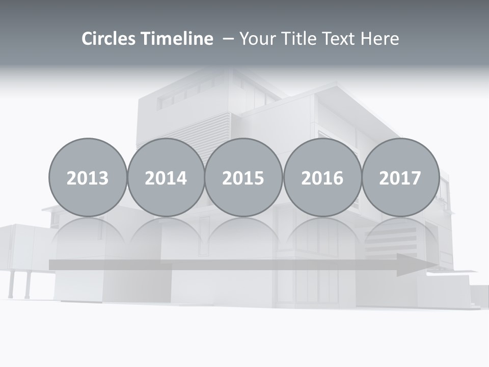 Housing Project Architecture House PowerPoint Template