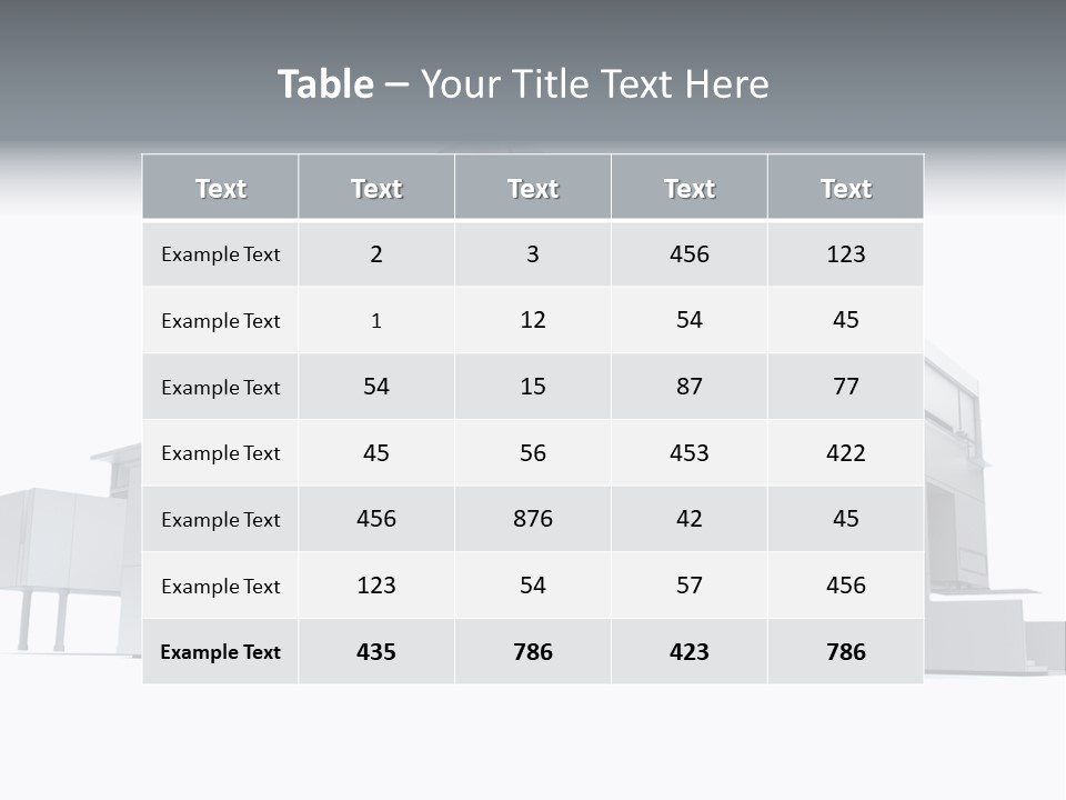 Housing Project Architecture House PowerPoint Template