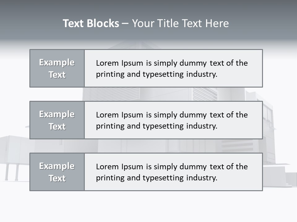 Housing Project Architecture House PowerPoint Template