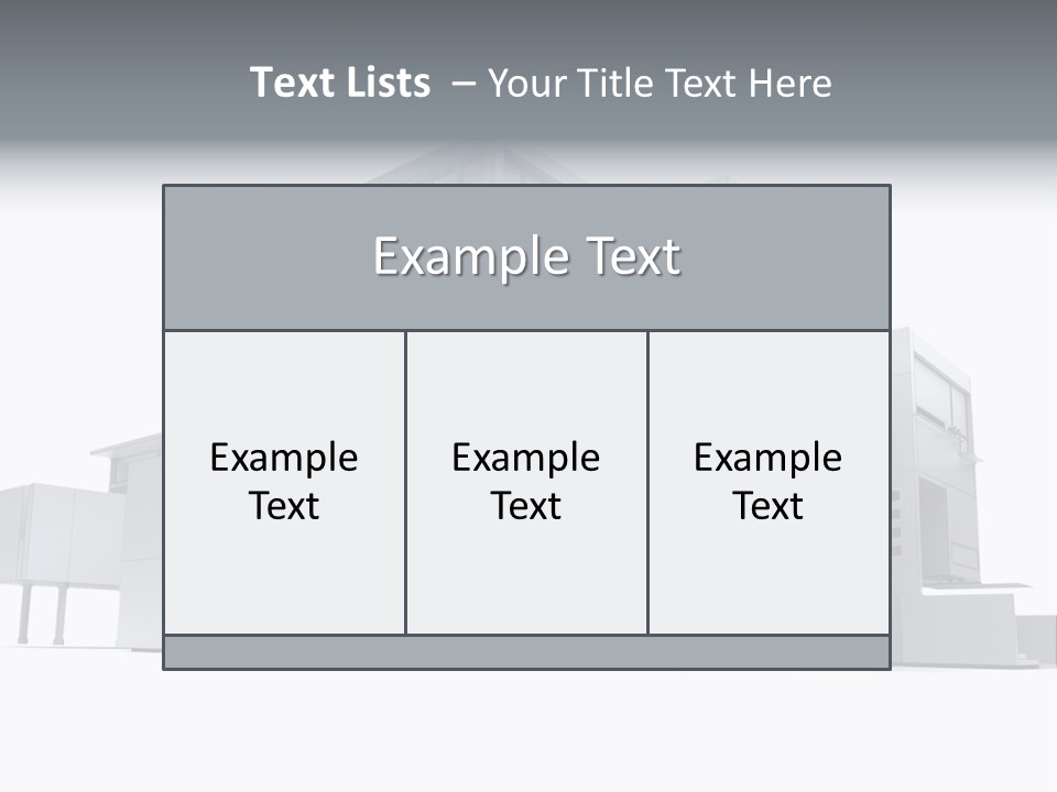 Housing Project Architecture House PowerPoint Template