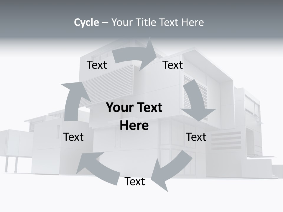 Housing Project Architecture House PowerPoint Template