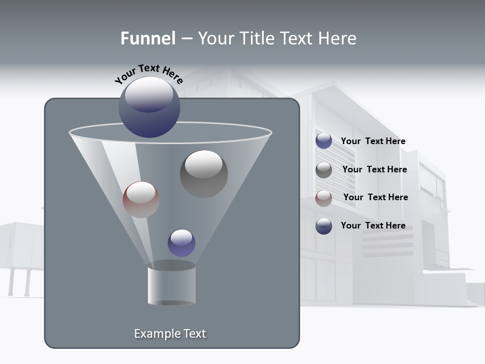 Housing Project Architecture House PowerPoint Template