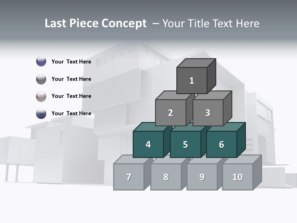 Housing Project Architecture House PowerPoint Template