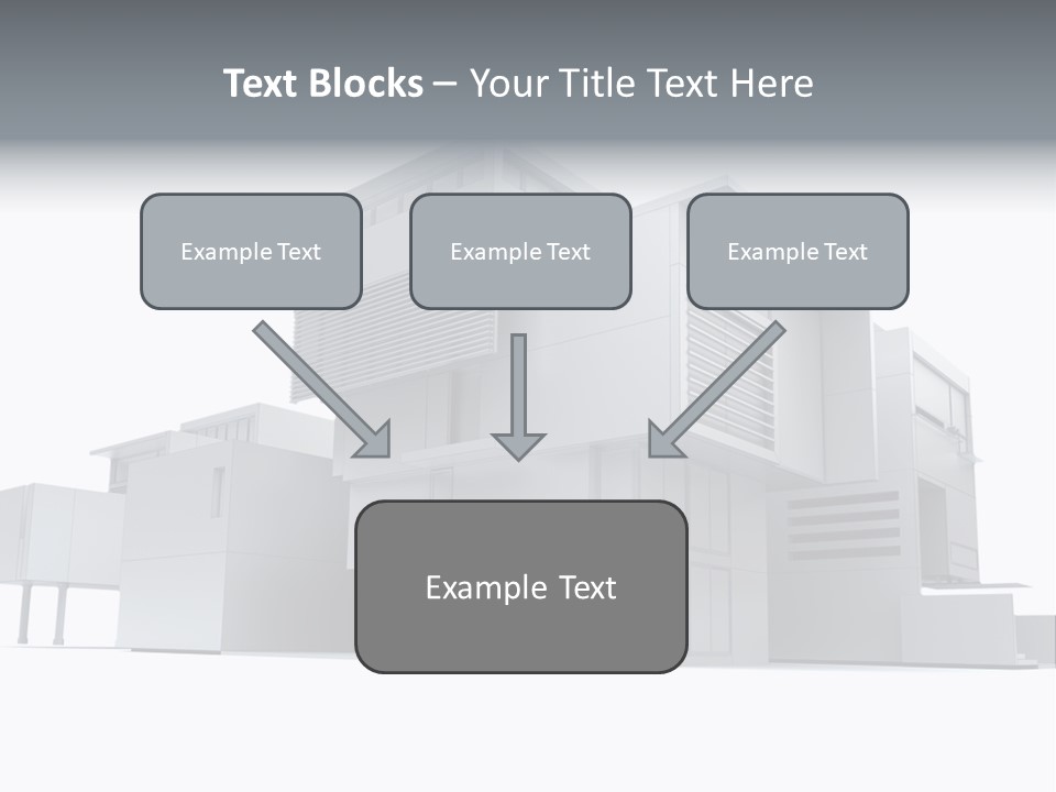 Housing Project Architecture House PowerPoint Template