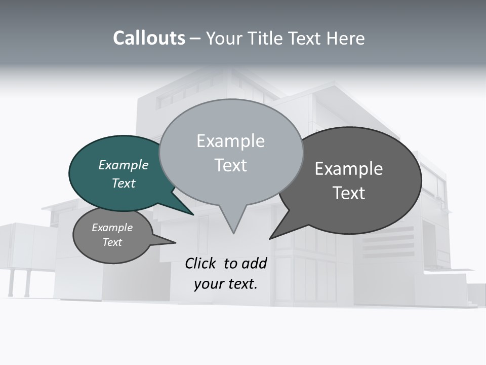 Housing Project Architecture House PowerPoint Template